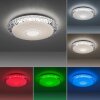 Leuchten Direkt LUCCA Taklampa LED Vit, 1-ljuskällor, Fjärrkontroll, Färgväxlare