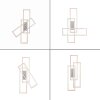 Leuchten Direkt FELIX60 Taklampa LED Stål borstat, 2-ljuskällor, Fjärrkontroll, Färgväxlare