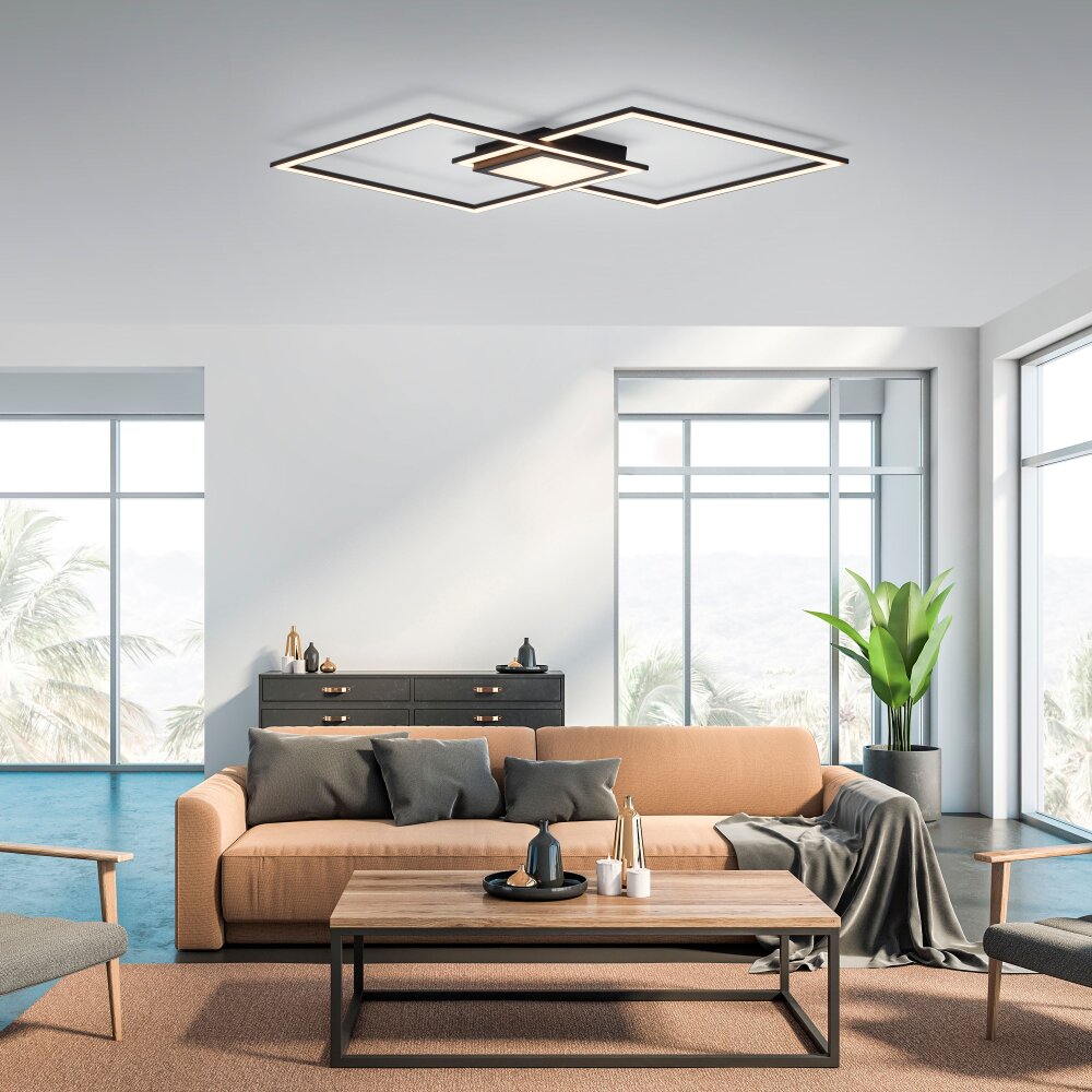 Leuchten Direkt ASMIN Taklampa LED Svart, 1-ljuskällor main product photo