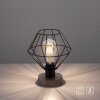 Leuchten Direkt KASKA Bordslampa Trä mörkt, Svart, 1-ljuskällor
