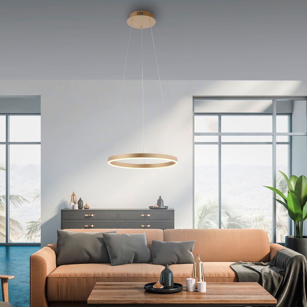 Leuchten Direkt RITUS Pendellampa LED Mässing, 1-ljuskällor main product photo