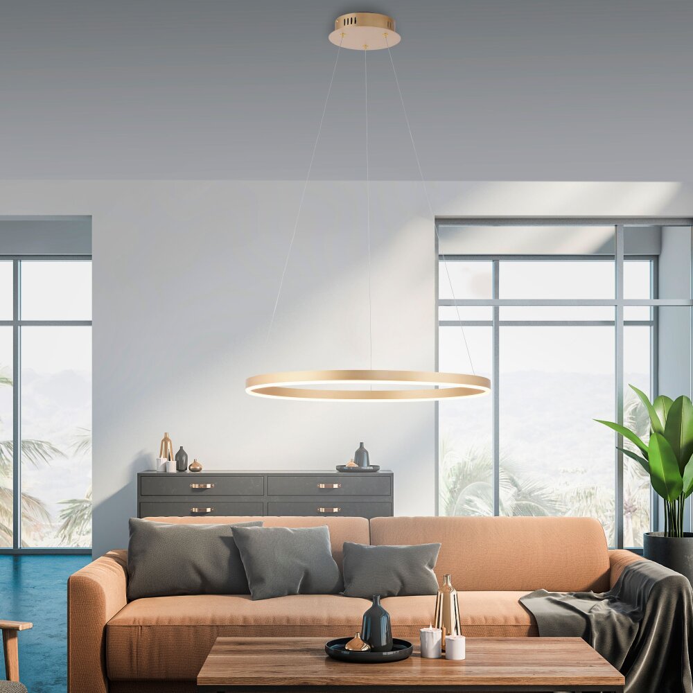 Leuchten Direkt RITUS Pendellampa LED Mässing, 1-ljuskällor main product photo
