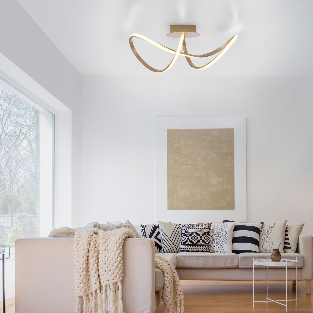Leuchten Direkt MARIA Taklampa LED Mässing, 1-ljuskällor main product photo