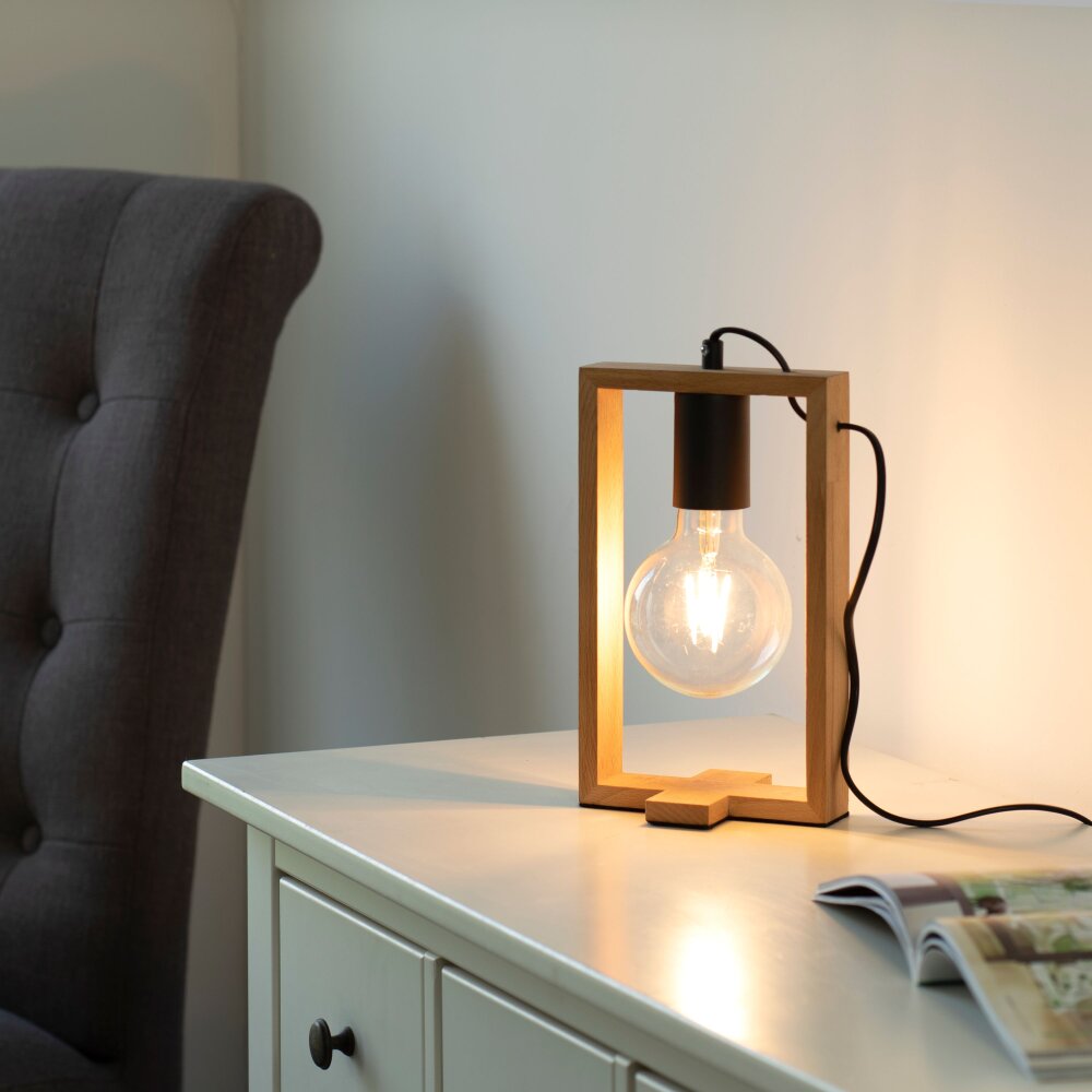 Leuchten Direkt FRANKY Bordslampa Svart, 1-ljuskällor main product photo