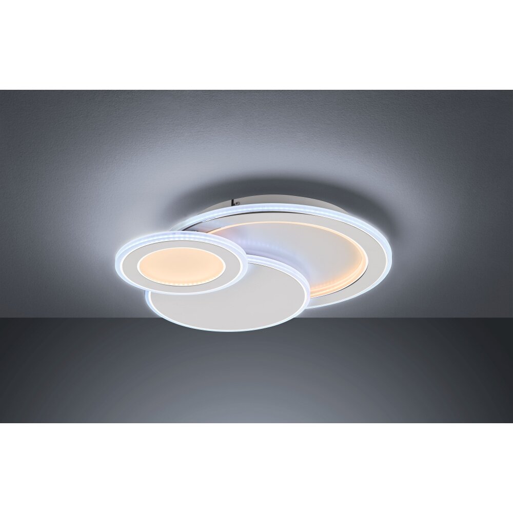 Wofi Lampor MOLA Taklampa LED Vit, 1-ljuskällor, Fjärrkontroll main product photo