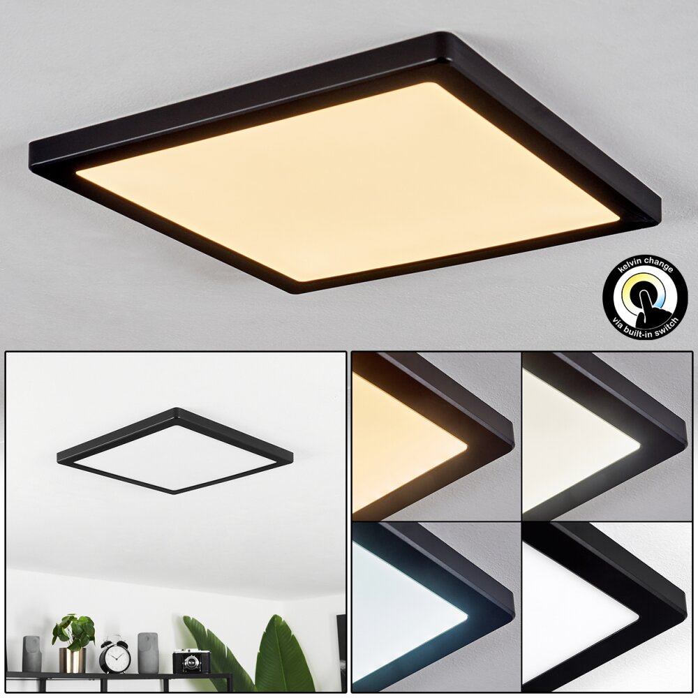 Canditas Taklampa, Panel LED Svart, 1-ljuskällor main product photo