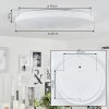 Melres Taklampa, Panel LED Vit, 1-ljuskällor