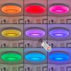 Monfebres Taklampa LED Silver, Vit, 1-ljuskällor, Fjärrkontroll, Färgväxlare