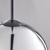 Koyoto Pendellampa 25 cm Krom, Rökfärger, 3-ljuskällor