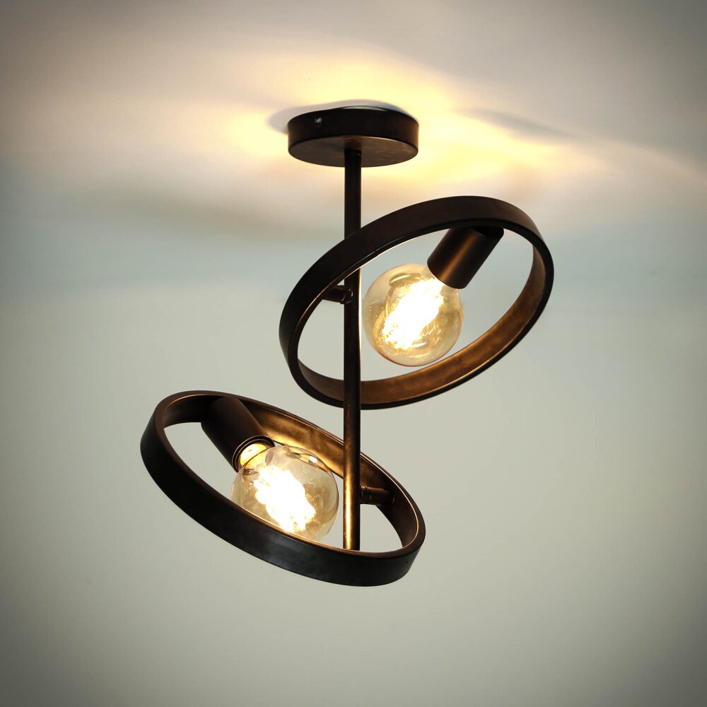 Hover Taklampa Antracit, 2-ljuskällor main product photo