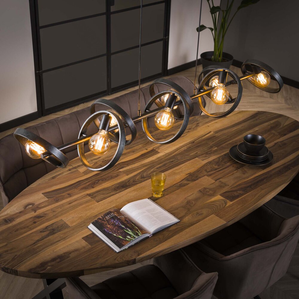 Hover Pendelbelysning Antracit, 8-ljuskällor main product photo