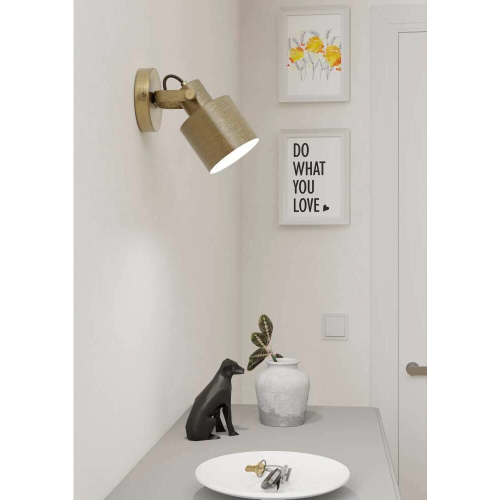 Eglo Lampor SOUTHERY Vägglampa, Väggspotlight Guld, 1-ljuskällor main product photo