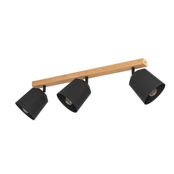 Eglo Taklampa, Takstrålkastare Brun, Svart, 3-ljuskällor