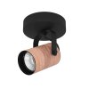 Eglo Lampor CAYUCA Vägglampa, Väggspotlight LED Svart, 1-ljuskällor