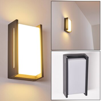 Torhamn vägglampa utomhus LED Antracit, 1-ljuskällor Torhamn vägglampa utomhus LED Antracit, 1-ljuskällor