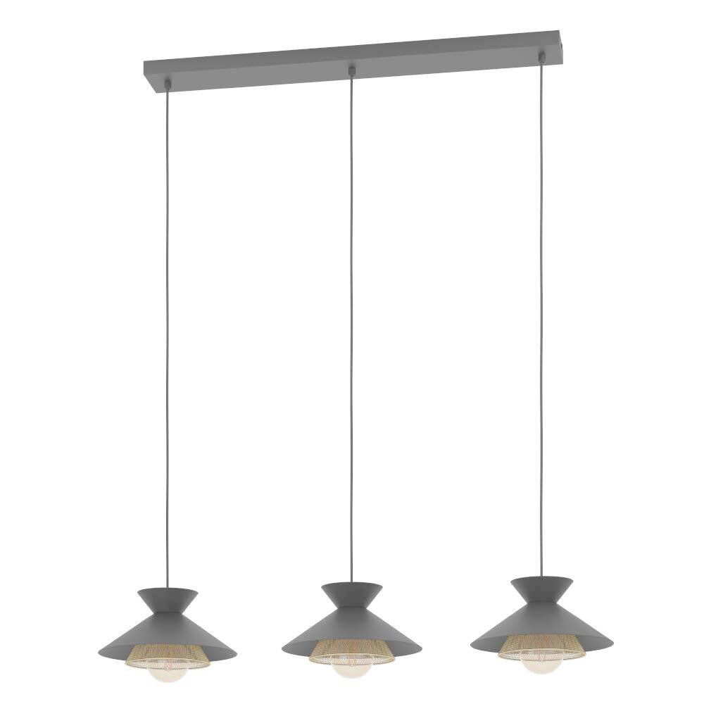 Eglo GRIZEDALE Pendellampa Mässing, Svart, 3-ljuskällor main product photo