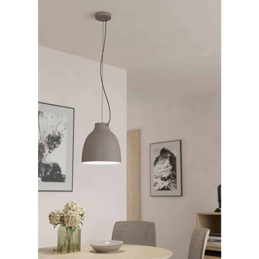 Eglo CAMASCA Pendellampa Taupe, 1-ljuskällor main product photo