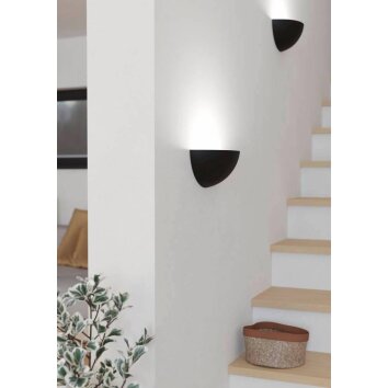 Eglo TANURA Vägglampa Svart, 1-ljuskällor Eglo TANURA Vägglampa Svart, 1-ljuskällor