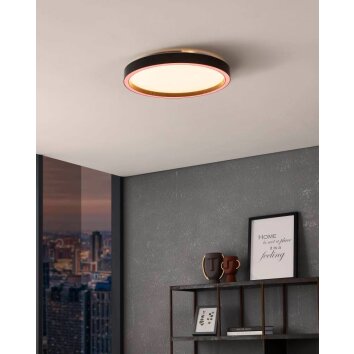 Eglo MONTEMORELOS-Z Taklampa LED Svart, 1-ljuskällor, Färgväxlare Eglo MONTEMORELOS-Z Taklampa LED Svart, 1-ljuskällor, Färgväxlare