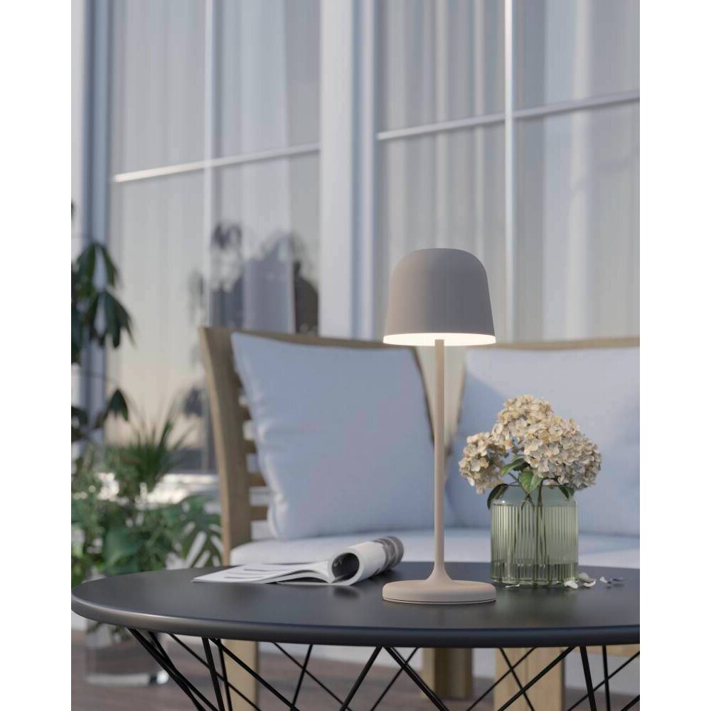 Eglo MANNERA Bordslampa utomhus LED Sandfärgad, 1-ljuskällor main product photo