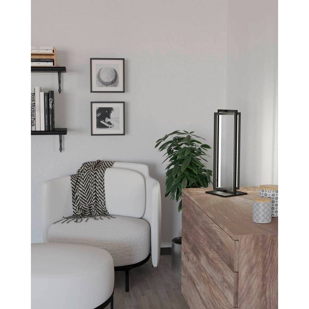Eglo SIBERIA Bordslampa LED Svart, 1-ljuskällor, Fjärrkontroll main product photo