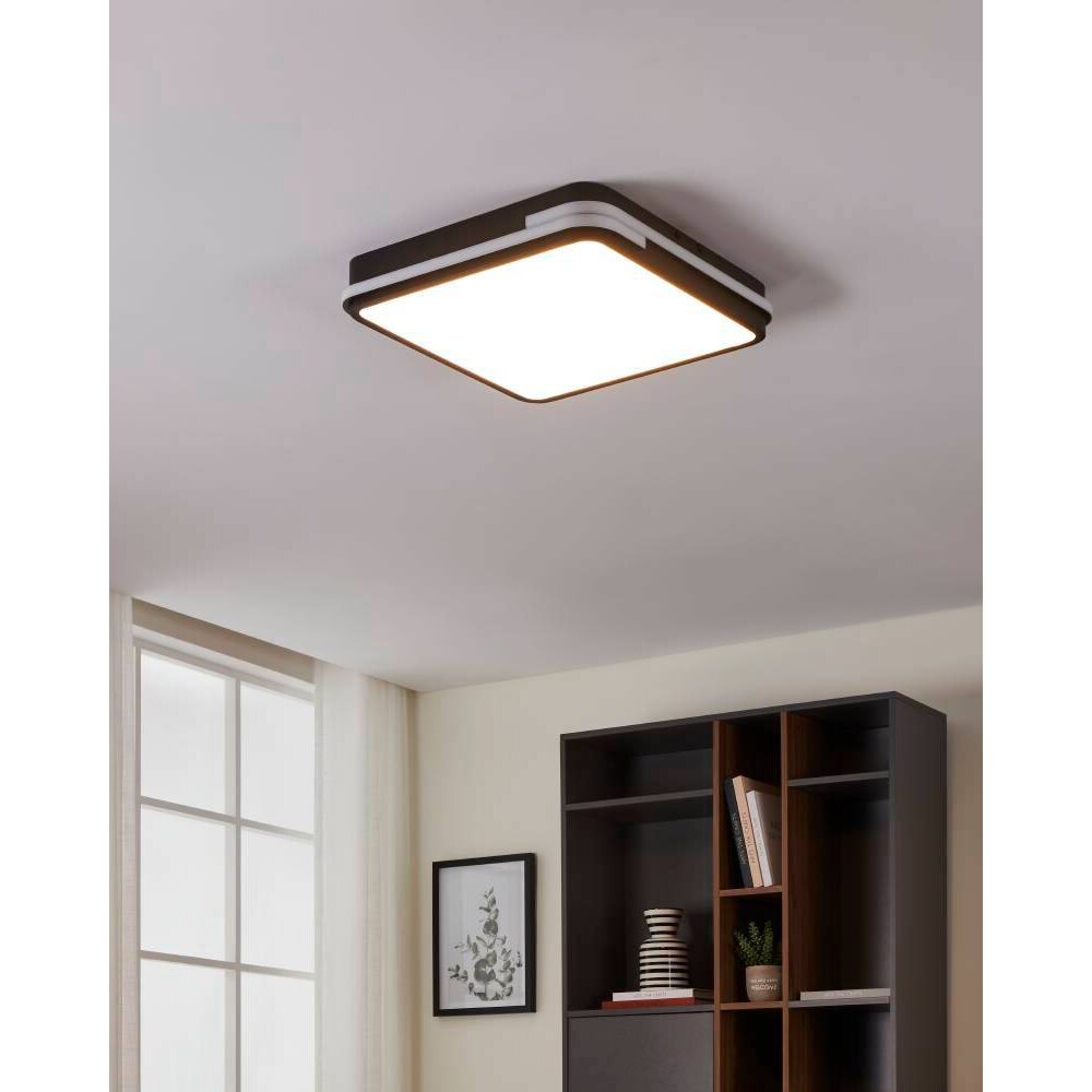 Eglo GENOVESE-Z Taklampa LED Svart, 1-ljuskällor main product photo