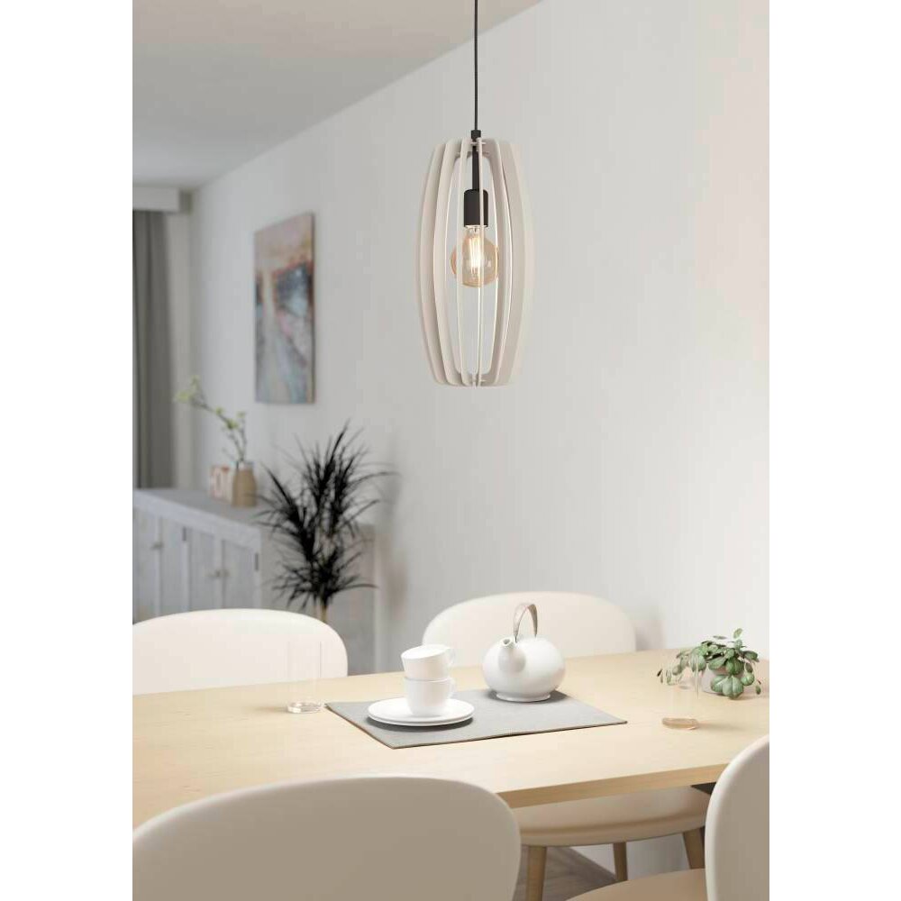 Eglo BAJAZZARA Pendellampa Svart, 1-ljuskällor main product photo