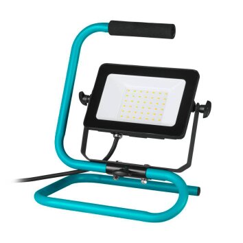 Eglo OUTDOOR Fasad spotlight, Spotlight trädgård LED Blå, Svart, 1-ljuskällor