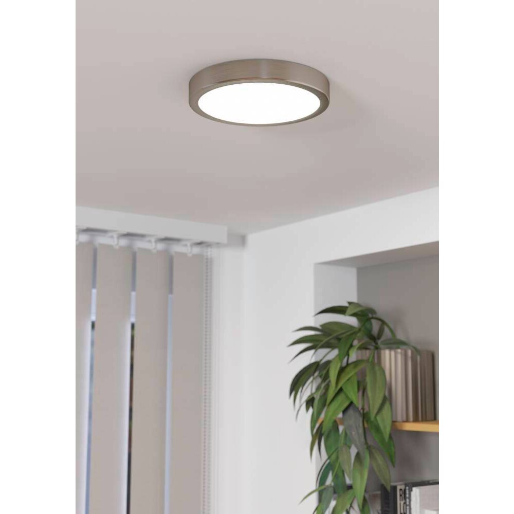 Eglo FUEVA taklampa, Taklampa LED Nickel matt, 1-ljuskällor main product photo