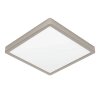 Eglo FUEVA taklampa, Taklampa LED Nickel matt, 1-ljuskällor