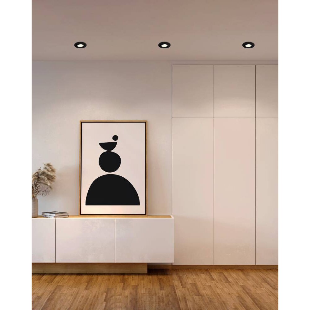 Eglo PINEDA Infälld lampa LED Svart, 1-ljuskällor main product photo