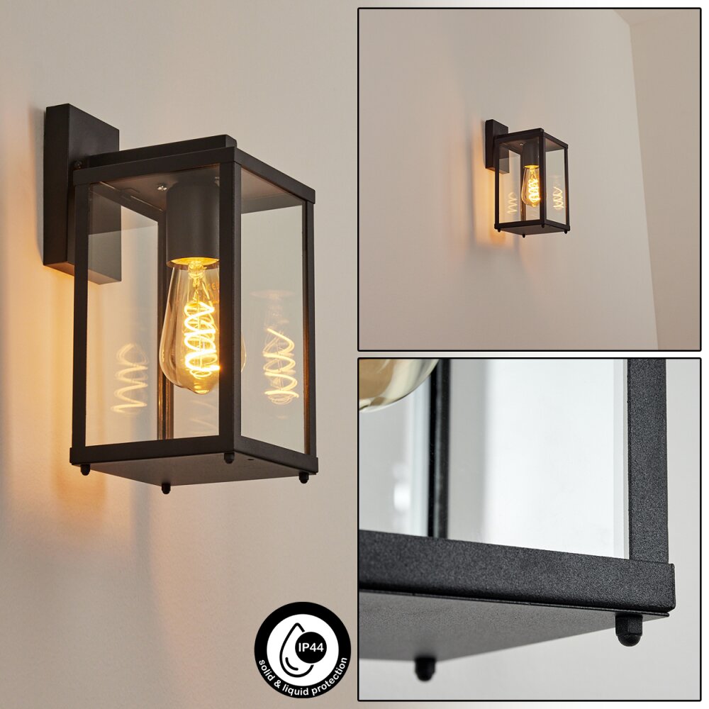 Palanga vägglampa utomhus Svart, 1-ljuskällor main product photo