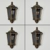 Hongkong vägglampa utomhus, Vägglampa Brun, Guld, 1-ljuskällor