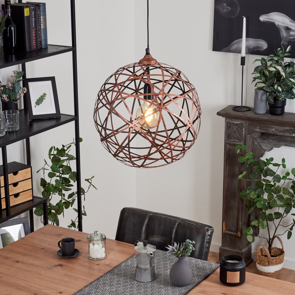 Kefikon Pendellampa Kopparfärg, 1-ljuskällor main product photo