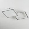 Longos Taklampa LED Aluminium, 1-ljuskällor, Fjärrkontroll
