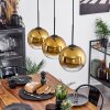 Koyoto Pendellampa 20 cm Guld, Klart, 3-ljuskällor