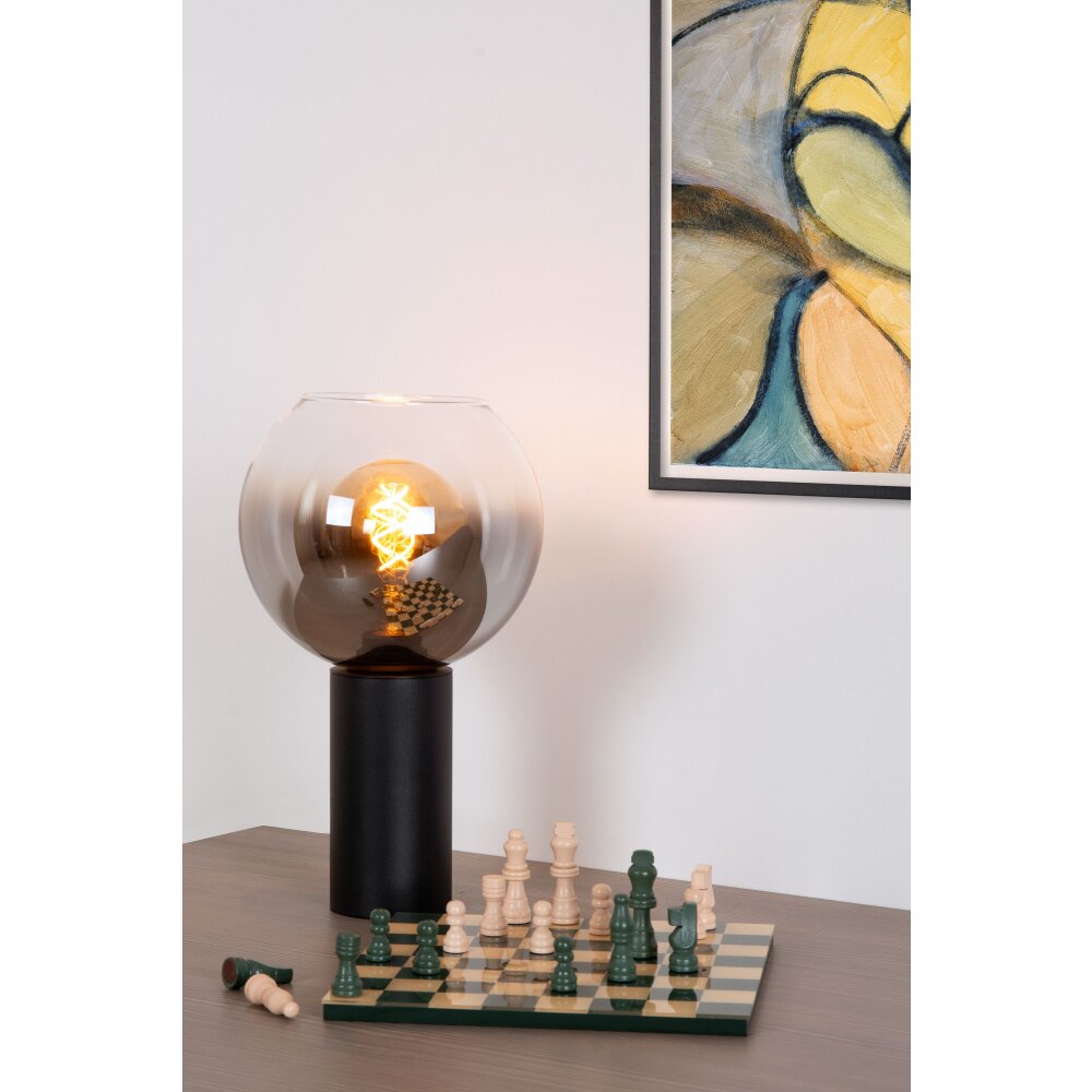 Lucide MARIUS Bordslampa Svart, 1-ljuskällor main product photo