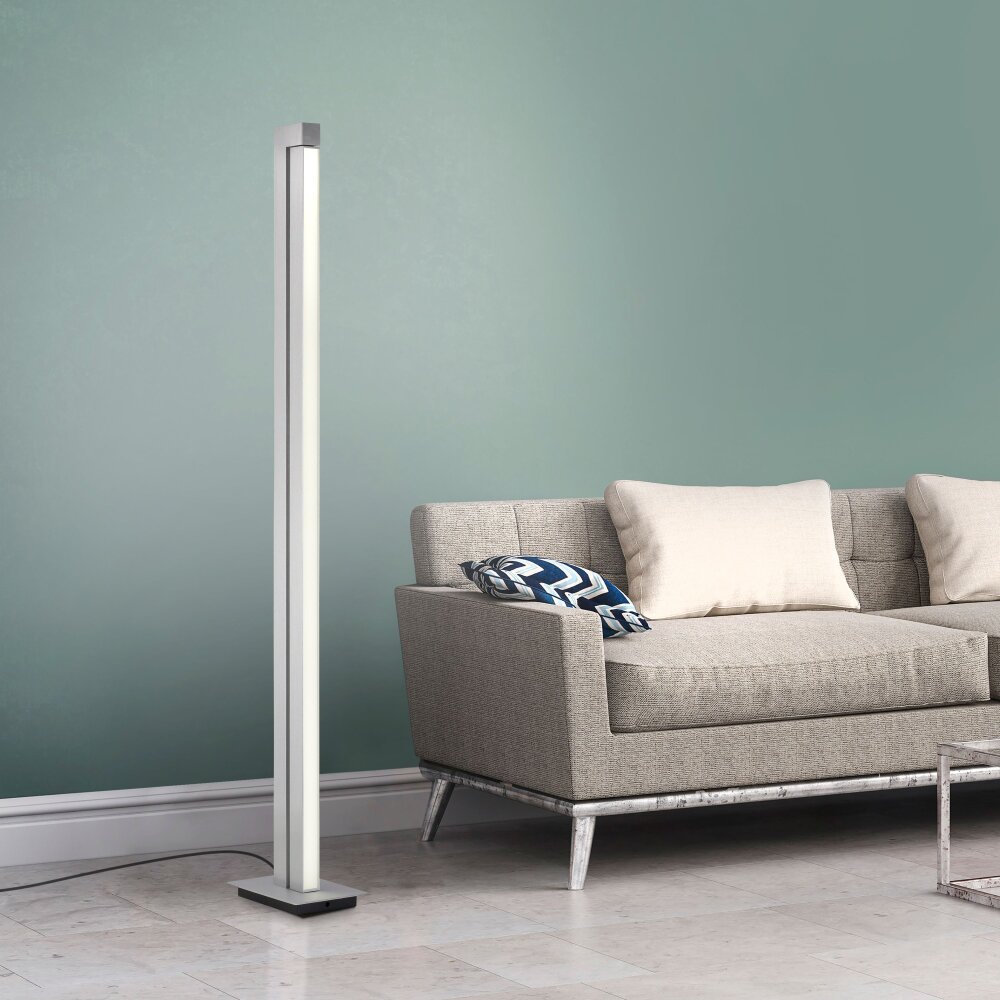 Paul Neuhaus Lampor PURE-LINES Golvlampa, Läslampa LED Aluminium, 1-ljuskällor, Fjärrkontroll main product photo