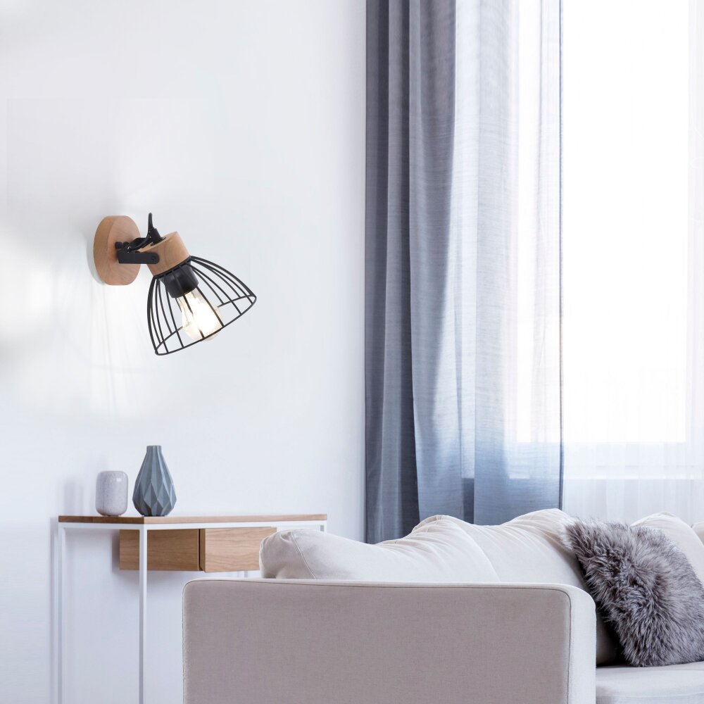 Leuchten Direkt LAMI Taklampa, Takstrålkastare, Vägglampa, Väggspotlight Naturfärger, 1-ljuskällor main product photo