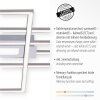 Leuchten Direkt ASMIN Taklampa LED Stål borstat, 1-ljuskällor, Fjärrkontroll