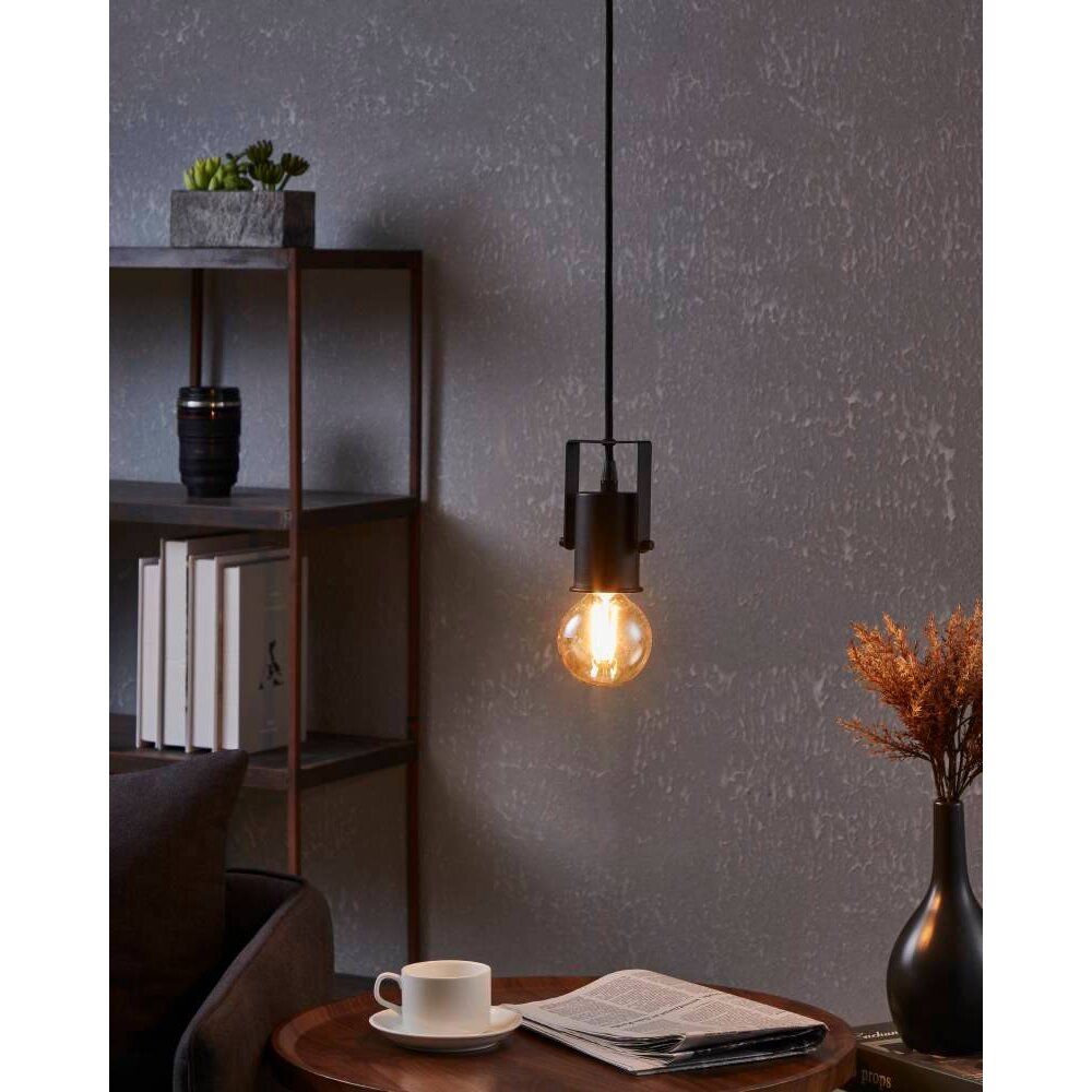 Eglo CALARI Pendellampa Svart, 1-ljuskällor main product photo