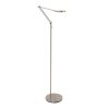 Steinhauer Soleil Golvlampa, Läslampa LED Stål borstat, 1-ljuskällor