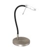 Steinhauer Turound Bordslampa, Läslampa LED Stål borstat, 1-ljuskällor