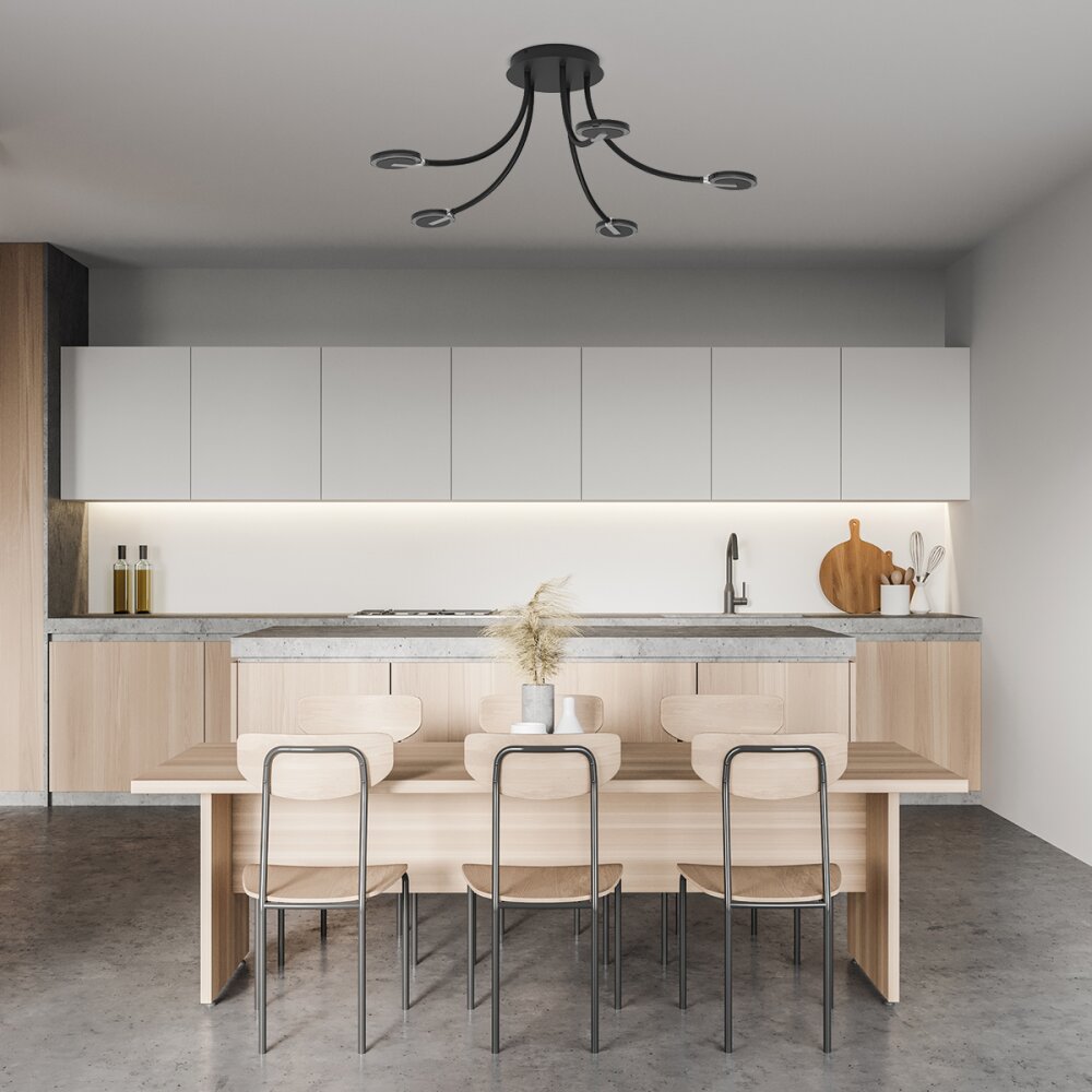 Steinhauer Turound Taklampa LED Svart, 5-ljuskällor main product photo