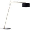 Brilliant Annice Golvlampa, Läslampa Guld, Svart, 1-ljuskällor