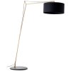 Brilliant Annice Golvlampa, Läslampa Guld, Svart, 1-ljuskällor