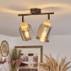 Covelas Taklampa, Takstrålkastare Naturfärger, Svart, 2-ljuskällor