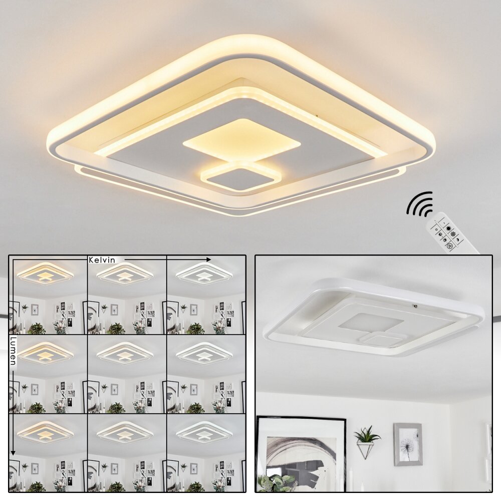 Selim Taklampa LED Vit, 1-ljuskällor, Fjärrkontroll main product photo