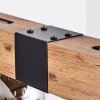 Vouhet Pendelbelysning Brun, träoptik, Svart, 6-ljuskällor