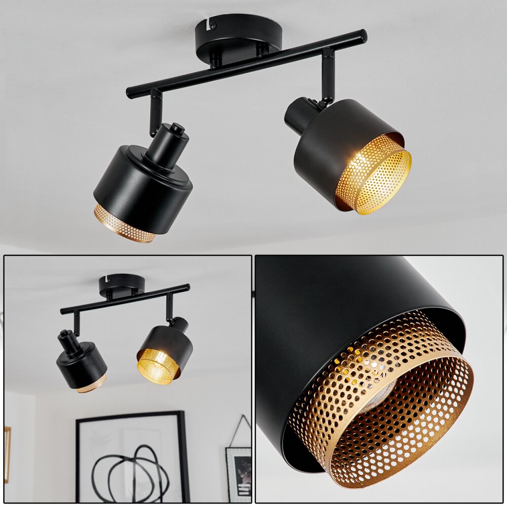 Pegos Taklampa, Takstrålkastare Svart, 2-ljuskällor main product photo